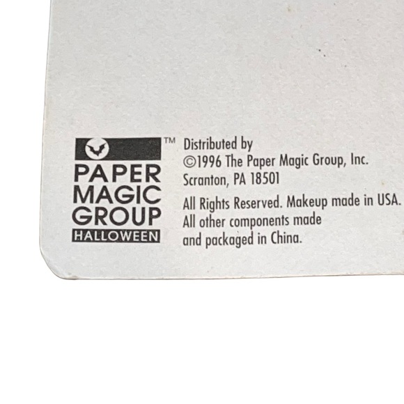 Vintage 1988 Technifaces Spearhead Industries Make-Up Kit Stage White NOS New - Picture 4 of 4